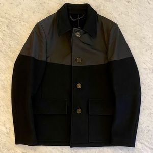 Burberry Double Face Wool Pea Coat